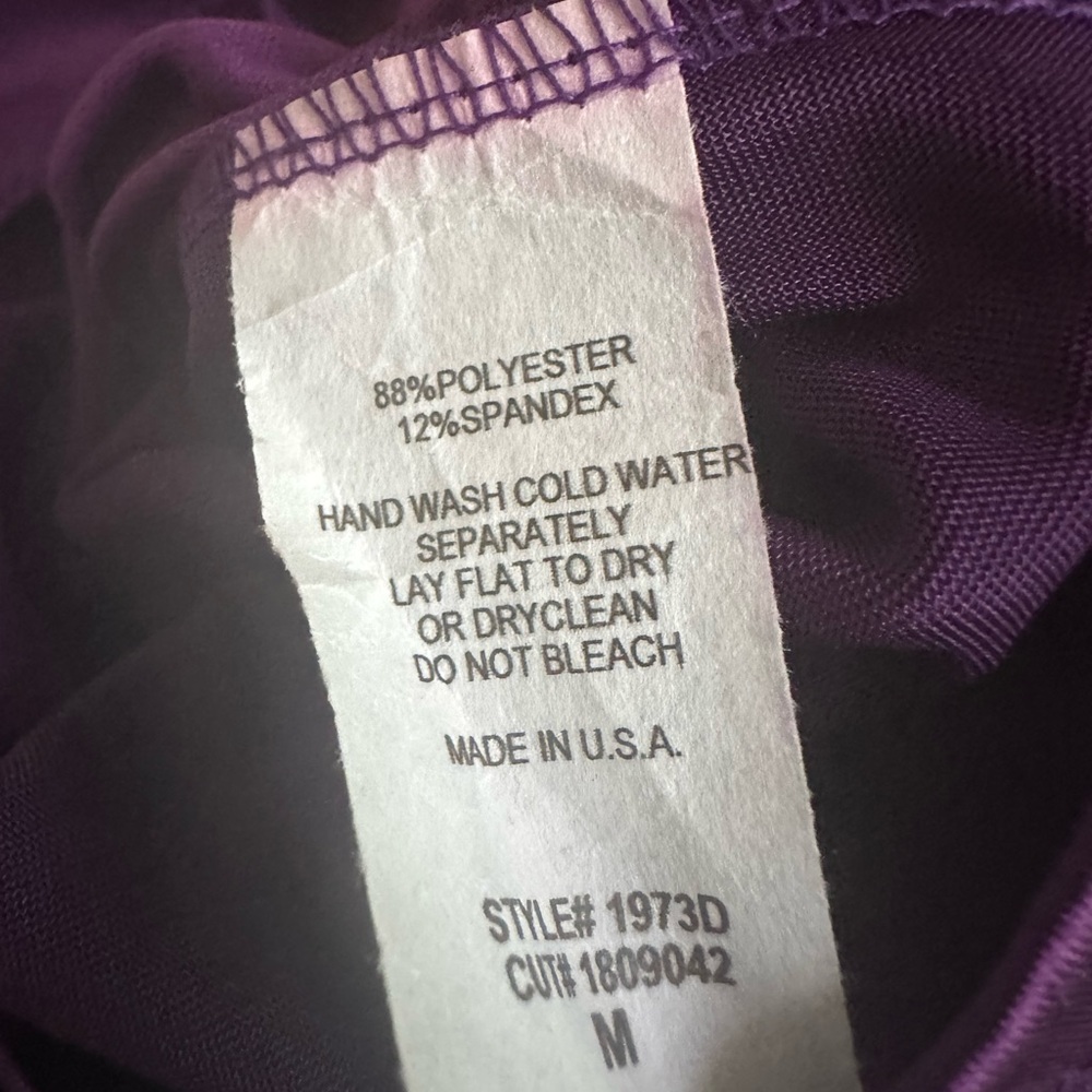 WINDSOR Purple Satin Mini Dress Size M - Picture 9 of 9
